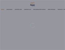 Tablet Screenshot of apacordoba.com